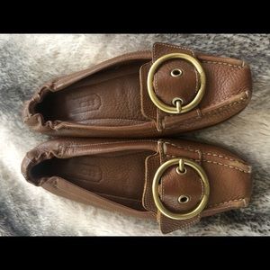 Coach leather flats